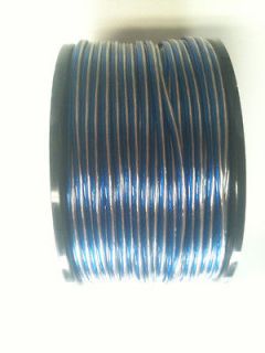 200 ft 14 Gauge SPEAKER WIRE GA Car or Home Audio AWG Blue and Silver