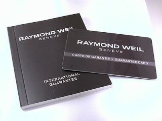 Raymond Weil Watch Warranty Card Book Parsifal Freelancer Jasmine 