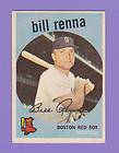 1959 Topps Bill Renna #72 Red Sox EX *1072*