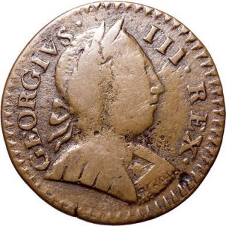 1788 Vermont Copper GEORGIVS III REX Ryder 31, VF