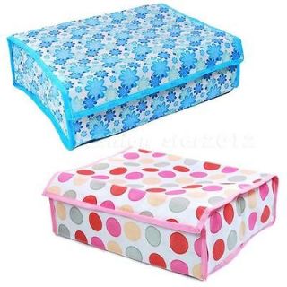 1pcs New 16 Grid Foldable Non woven Storage Box Container Case With 
