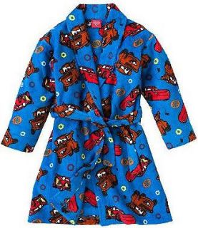 NWT NEW BOYS Disney/Pixar Cars MATER LIGHTING McQUEEN Fleece Robe 2T 