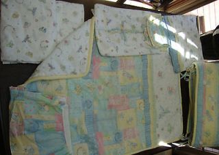   IVY BUTTERFLY LADYBUG SNAIL Crib Bedding 8 pcs Set Reversible Quilt