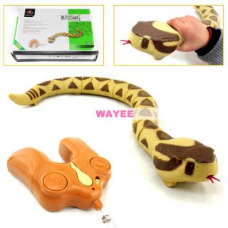 Infrared Remote Control R/C Rattlesnake Rattle Snake Toy