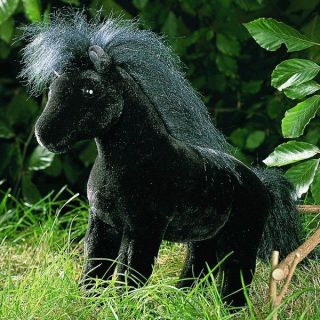 Black beauty horse / pony   collectable soft toy by Kosen / Kösen 
