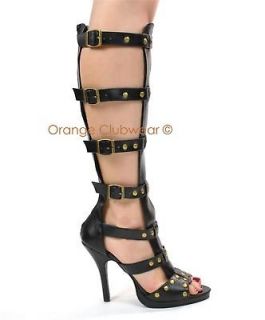 PLEASER Medieval Roman Gladiator Womens Costume Shoes