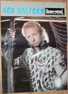 ROB HALFORD PIN UP Judas Priest POSTER Leather LK9