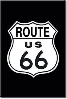 US ROUTE 66 Tin Metal Sign Magnet