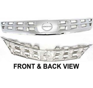 New Grille Assembly Grill Chrome Nissan Murano 2005 2004 NI1200200 