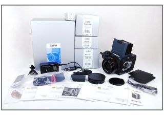 New* Rollei Rolleiflex Hy6 set w/AFD 80mm F/2.8+6060 6x6 film back 