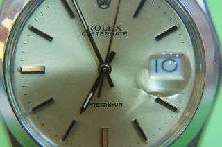   vintage Rolex Precision 6694 Handwound with screw link bracelet