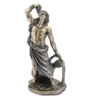 Greek Olympian Dionysus Statue 11H Figurine God Bacchus of Wine Son 