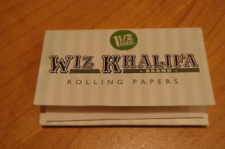 Wiz Khalifa Rolling Papers Hemp New 33 papers 2 packs rare Diamond 