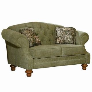 Traditional Loveseat Sofa Furniture Love Seat Tufted Cushions Couch 