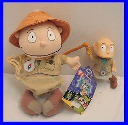 LOT OF 2 TOMMY DOLLS FROM THE RUGRATS TOMMY PICKLES APPLAUSE PRESCHOOL