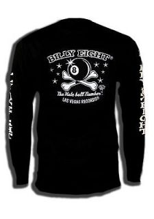 Rockabilly V8 Billy Eight Ford Harley Lucky 13 Shirt Tattoo Long 