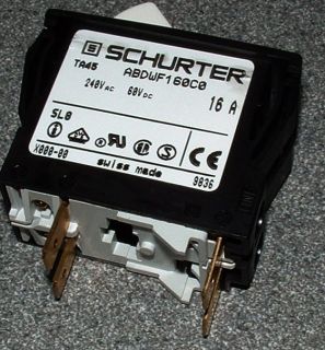 Schurter 16A circuitbreaker rocker switch ABDWF160C0