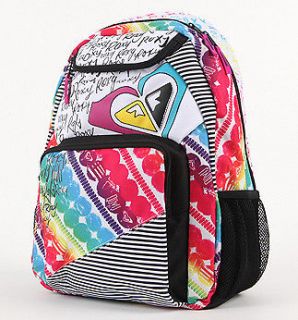 CUTE NWT ROXY SHADOW VIEW GRAPHIC BACKPACK SCHOOL BOOK BAG