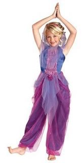 Garden Genie Girl Costume Child Kids Arabian Belly Dancer Veil Gypsy