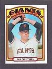 1972 TOPPS #76 Don Carrithers SF GIANTS Ex  mint