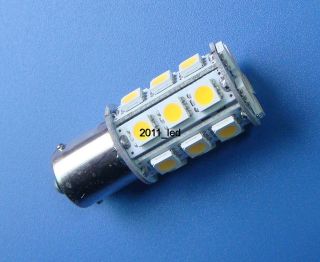 10x BA15S 1141 1156 SMD bulb Interior light 24 5050 SMD LED, Warm 