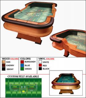 MADE IN US 12 foot Deluxe Real Casino Craps Dice table