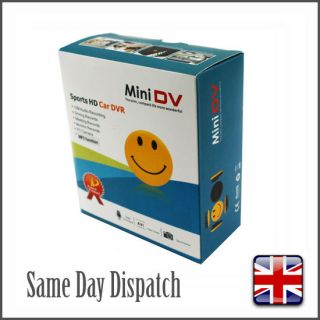 Smiley Face Body Worn Mini Spy DVR Hidden Badge Pin Dashboard Camera 