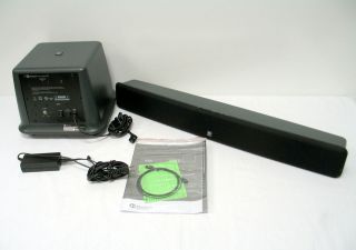 Boston Acoustics TVee Model Two Sound Bar ,Wireless Sub (please read 