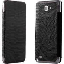 Anymode Leather Flip Cover For Samsung Galaxy Note SGH i717 Black 