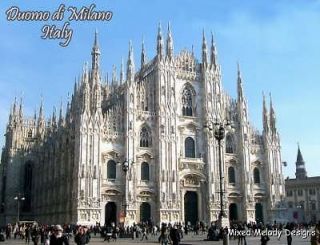 Duomo di Milano   Milan Italy Travel Souvenir Magnet