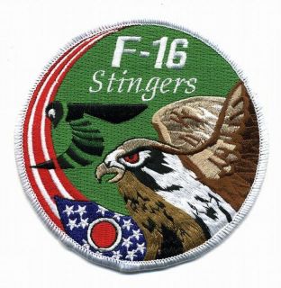 USAF 112th Fighter Sq.F 16 Swirl, Toledo, Ohio ANG (C)