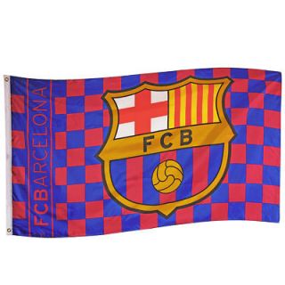FC BARCELONA Official Flag Large CQ 5ft x 3ft Red Blue Club Crest
