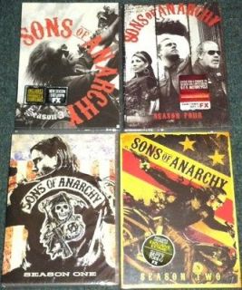 Brand New n sealed Sons of Anarchy seasons 1 2 3 4The Complete 