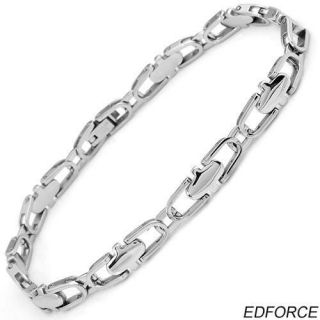 EDFORCE Terrific Gentlemens Bracelet in Stainless Steel