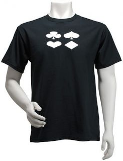 POKER PLAYING CARDS STYLE PRINT T SHIRT BRAND NEW ALL SIZES ALL COLORS 