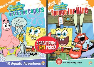 Spongebob Squarepants   Sponge for Hire Seascape Capers DVD, 2007, 2 