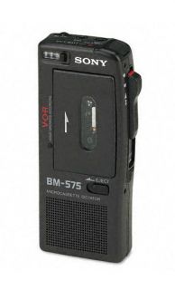 Sony BM 575 Handheld Cassette Voice Recorder