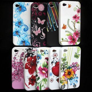 9Pcs New Lovely Back Cover Case Skin Housing for Iphone 4 4S,HP11