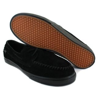 NIB Vans ZAPATO Lo Pro NATIVE SUEDE Black / Black Women Shoes