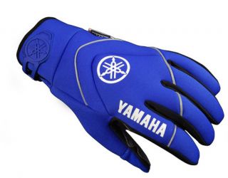 Mens Yamaha YX Race Neoprene Snowmobile Glove Blue S M L XL XX SMB 