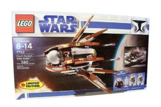 Lego Star Wars The Clone Wars Count Dookus Solar Sailer 7752