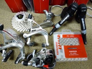 New Sram Red Road Bike group set 6 piece Carbon shifter
