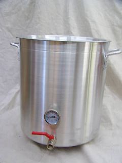 20 Gallon Brew Kettle W/ valve, Kettlescreen, thermometer &lid