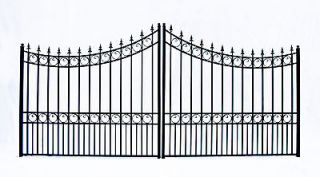 NEW 12 DRIVEWAY GATES IRON GATES STEEL GATE MOSCOW NEW STYLE