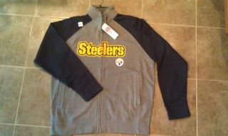 Pittsburgh Steelers NFL Team Apparel brand new zip up sweatshirt with 