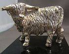 STERLING Silver YAK on Black Base by YAACOV HELLER Limited Edition 