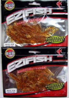 Pks Trout Bass Crappie Scented Micro Shrimp Fishing Lures NEW