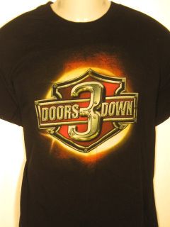 vtg 3 Doors Down The Road Im On concert tour 2 sided tee t shirt L