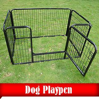 32 Heavy Duty 4 Panels Pet Playpen Dog Play Exercise Pen Cat Fence