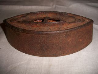 Antique Flat Sad Iron Well Company # 3